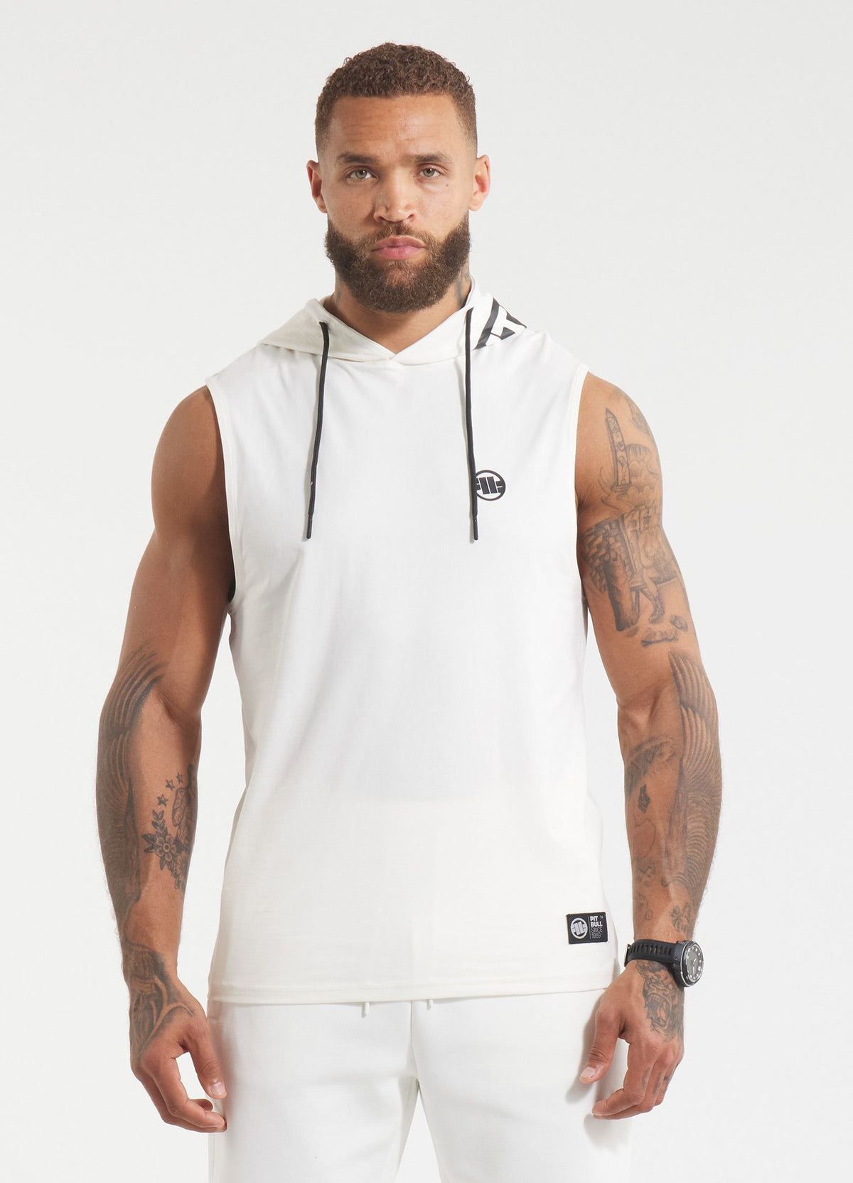 Hoodie tank top Spandex Hilltop - Offwhite