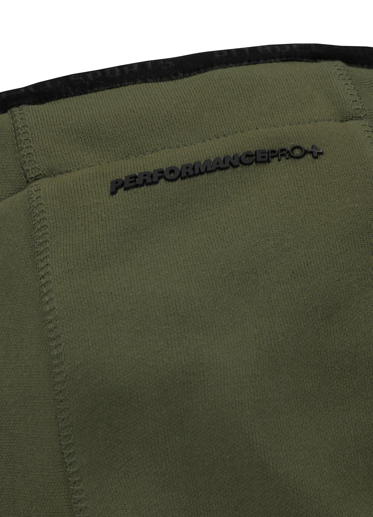 Thelborn Olive Hooded Zip Sweatshirt.