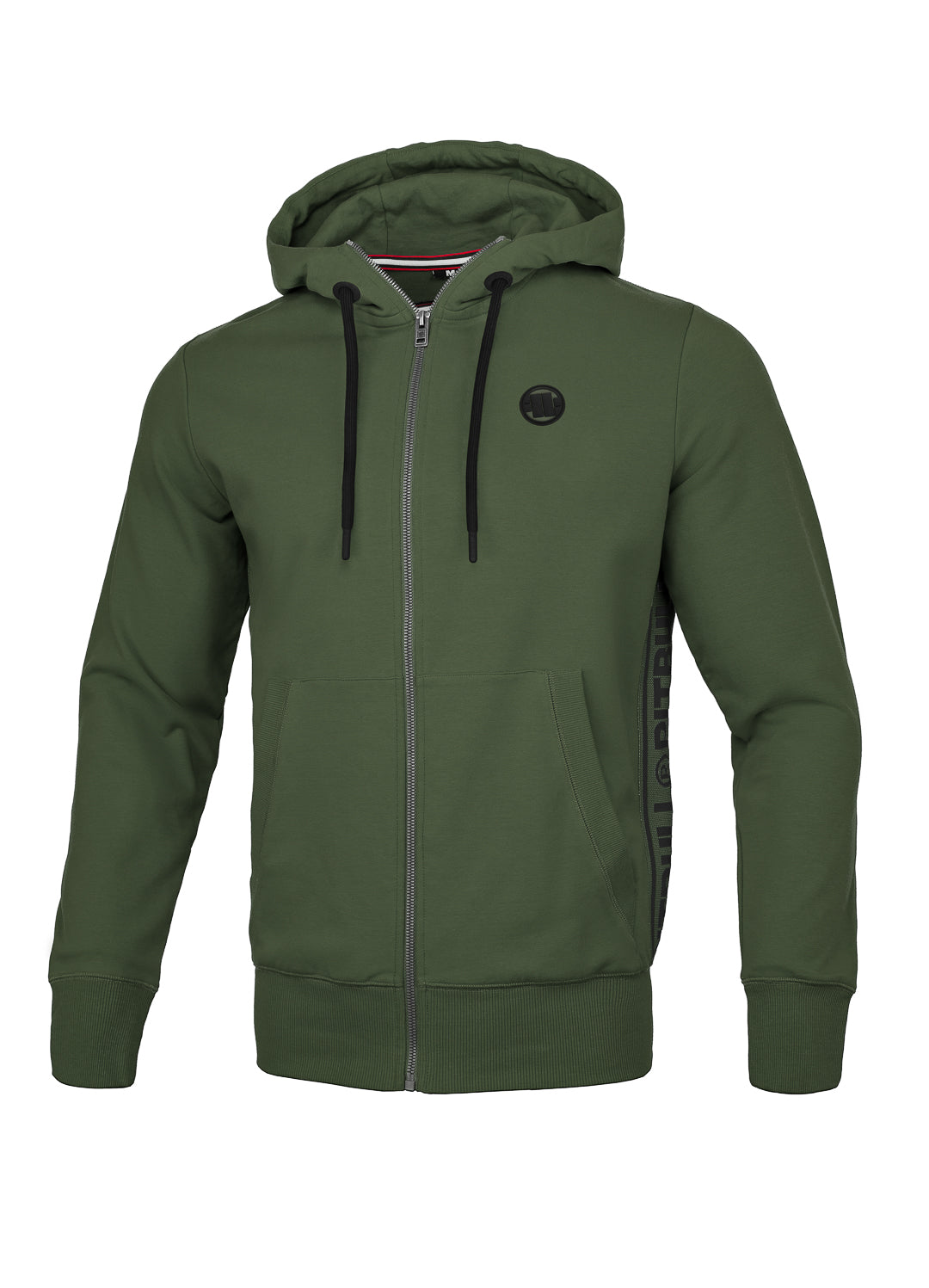 RENO French Terry Olive Hooded Zip.