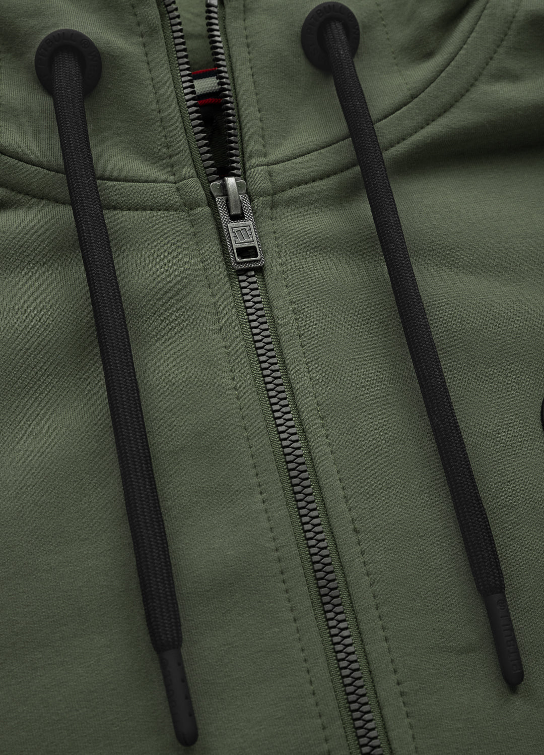 RENO French Terry Olive Hooded Zip.
