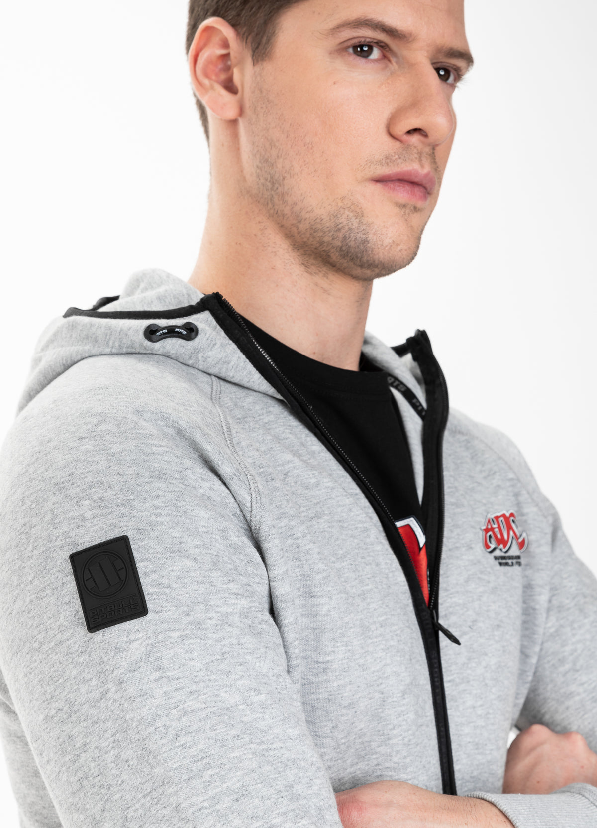 ADCC Grey Hooded Zip.