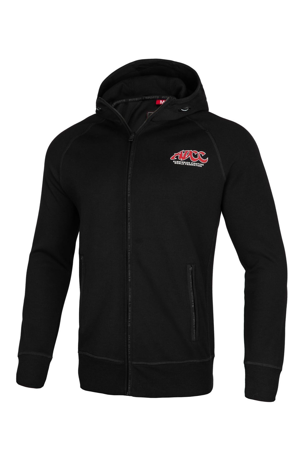 ADCC Black Hooded Zip.