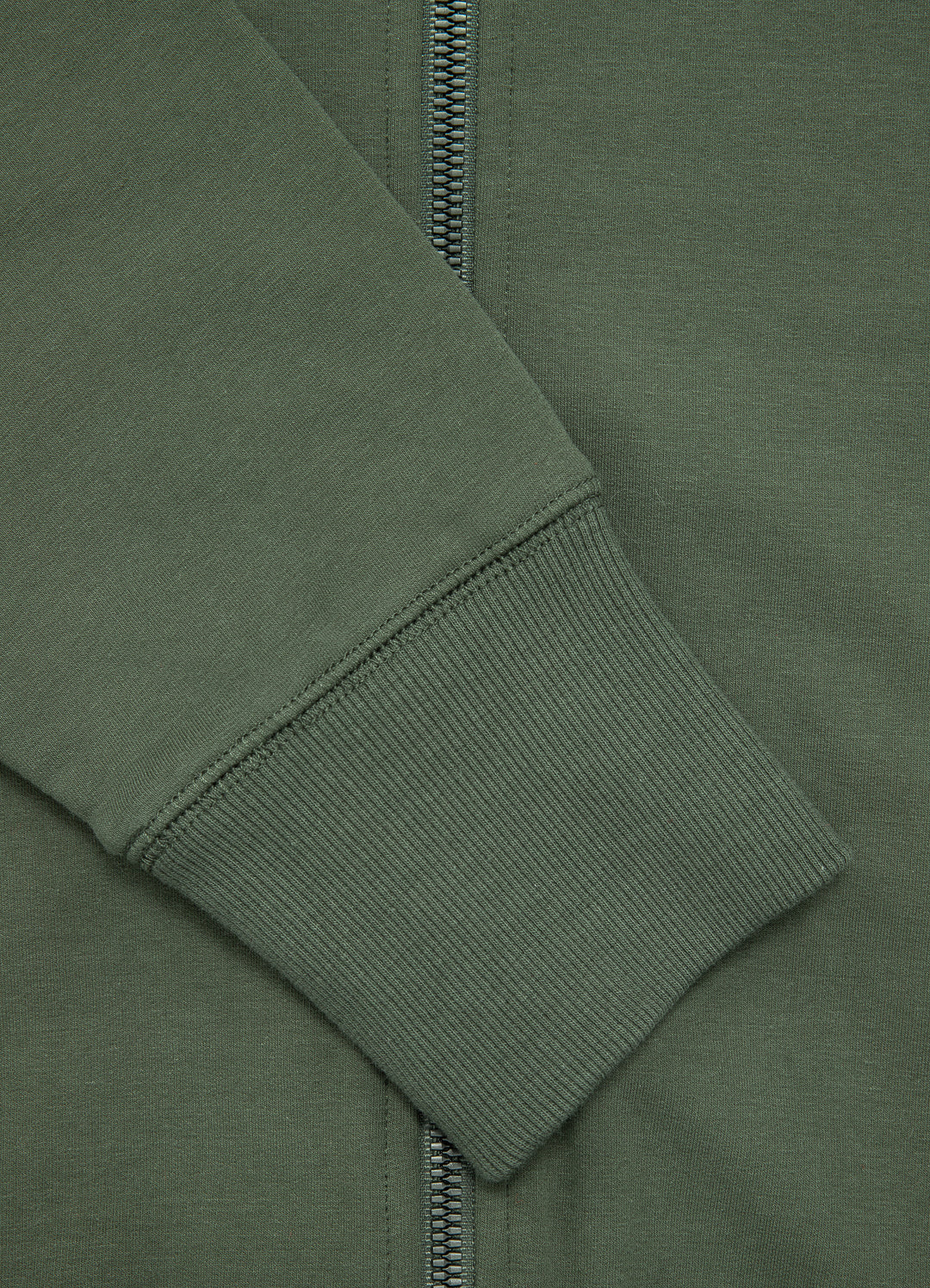VETTER French Terry Olive Sweatjacket.