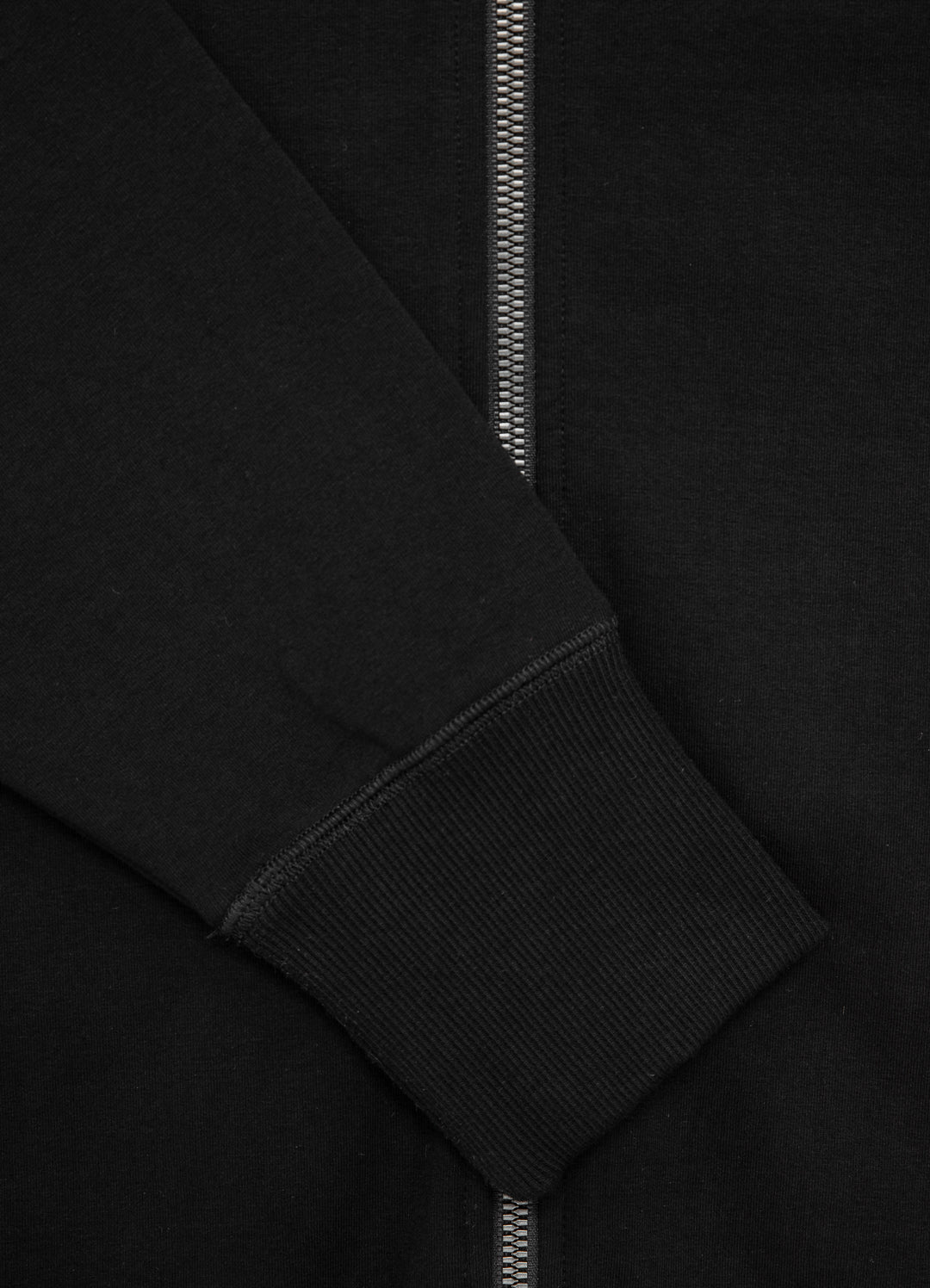 VETTER French Terry Black Sweatjacket.
