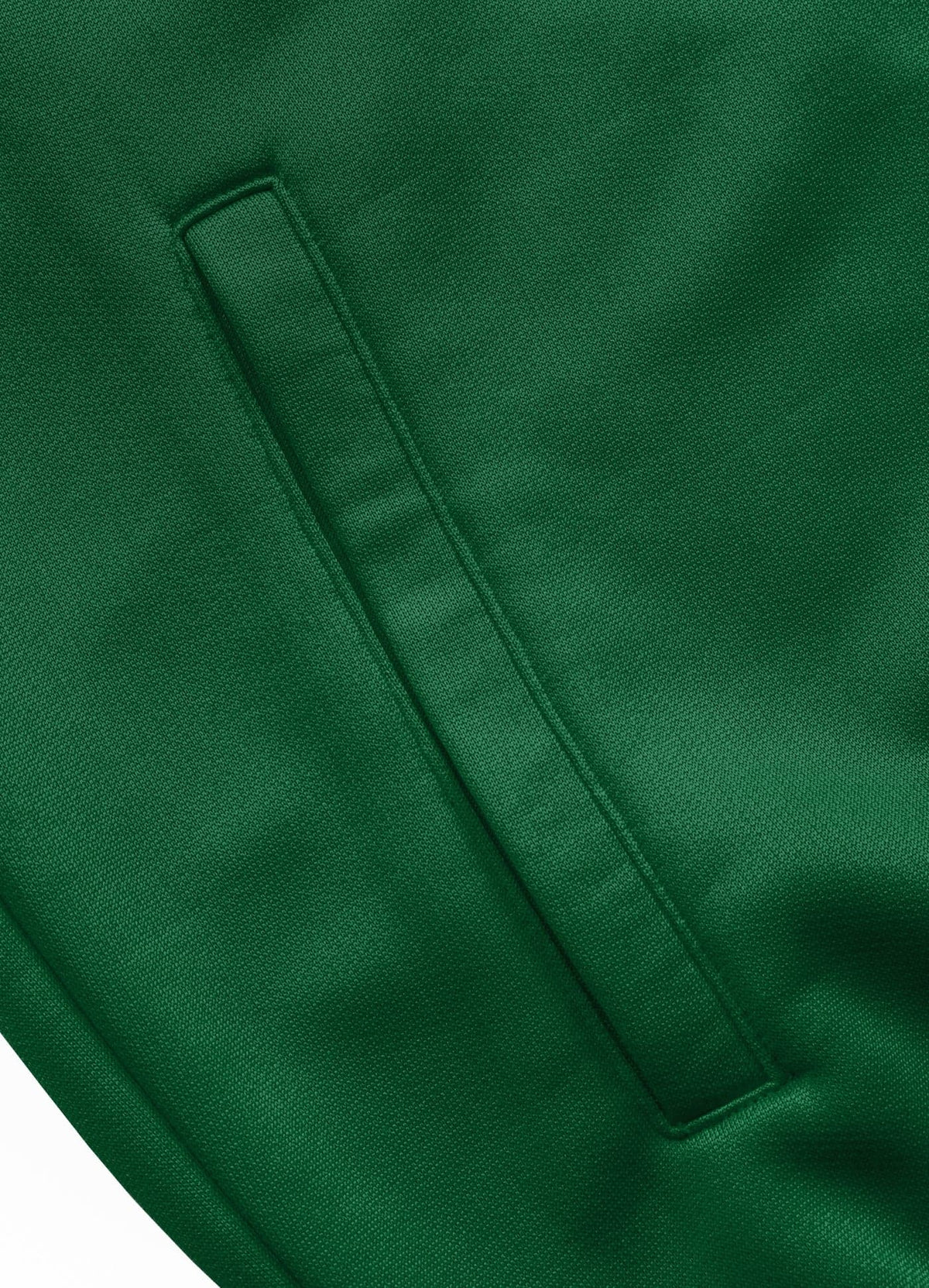 TAPE LOGO Green Zip Sweatshirt