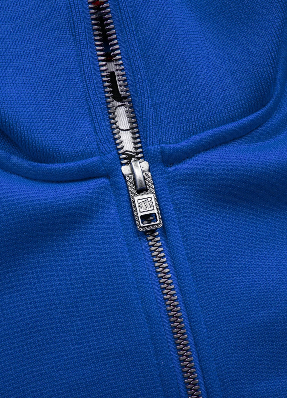 TAPE LOGO Blue Zip Sweatshirt