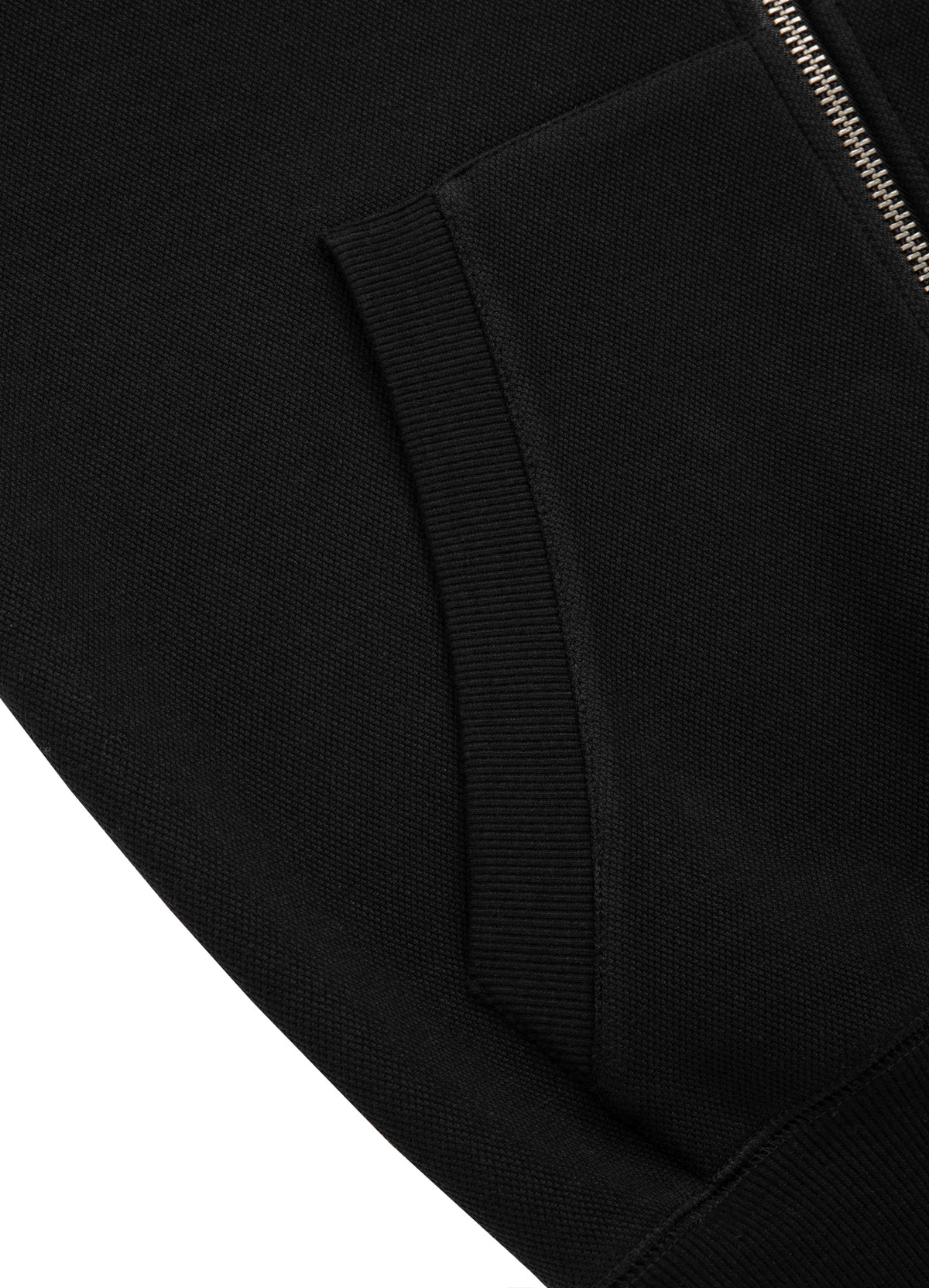 ADCC Premium Pique Black Sweatjacket.