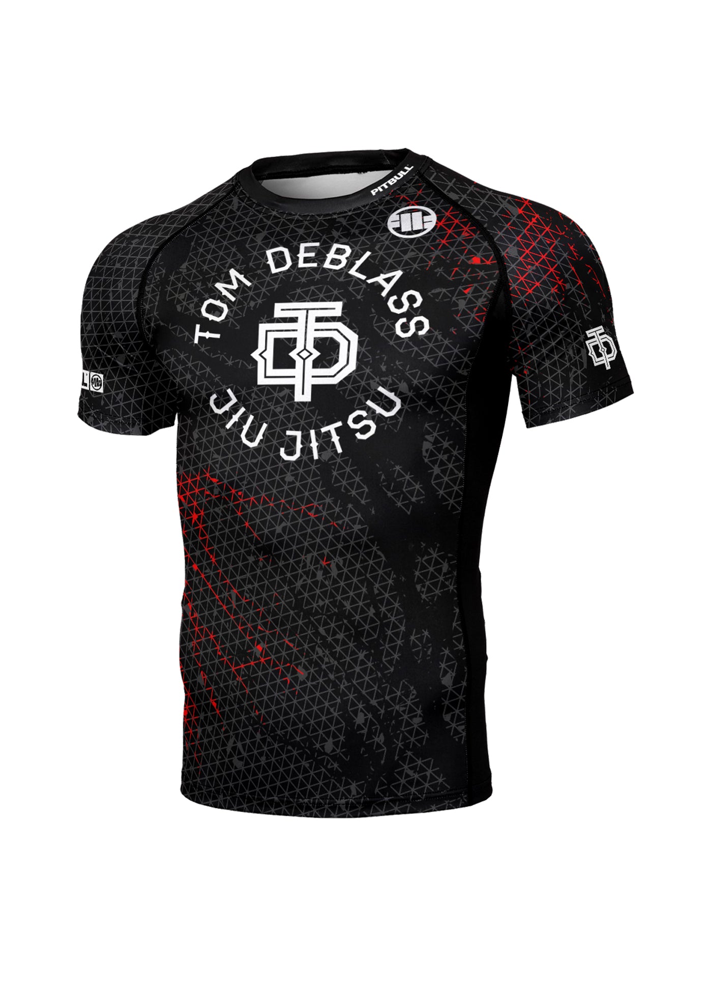 TOM DEBLASS TRIANGLE Black Rash Guard.