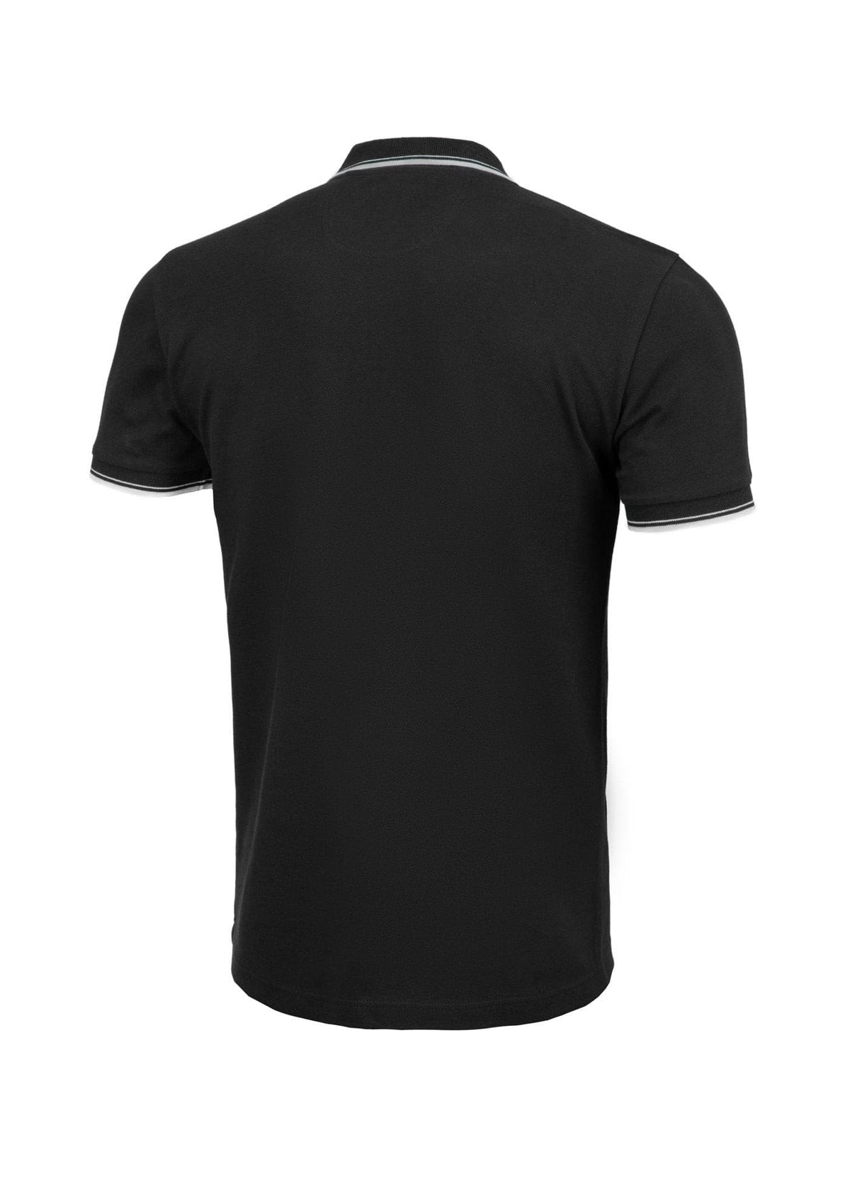 T-shirt POLO SLIM STRIPES Black - Pitbull West Coast U.S.A. 