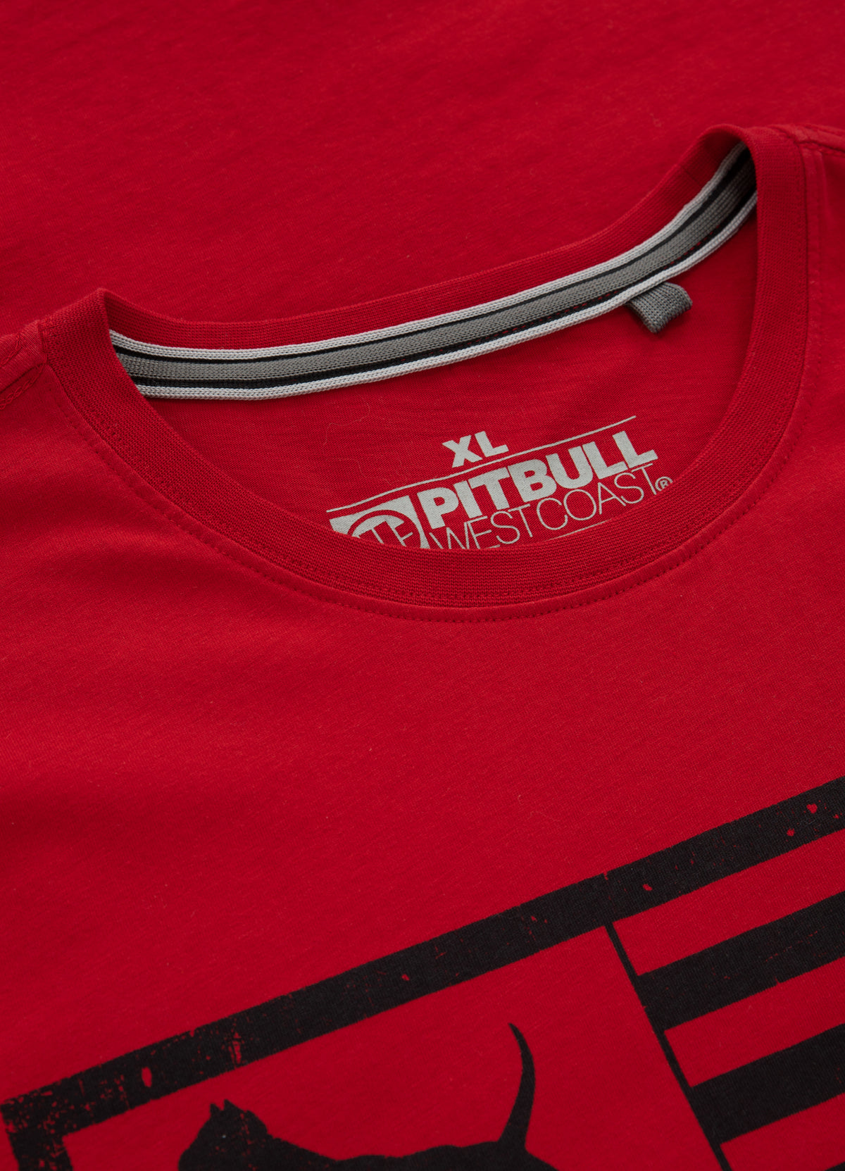 PITBULL USA Lightweight Red T-shirt