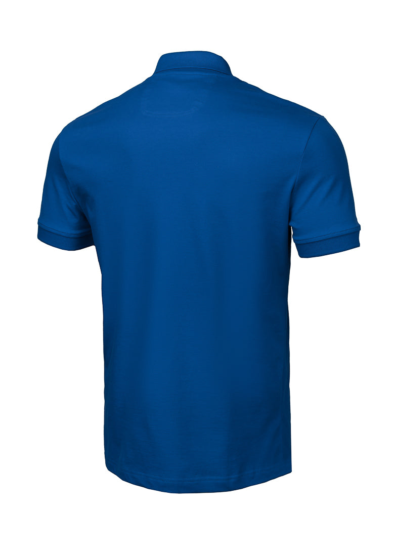 POLO SLIM FIT Spandex Royal Blue T-shirt.