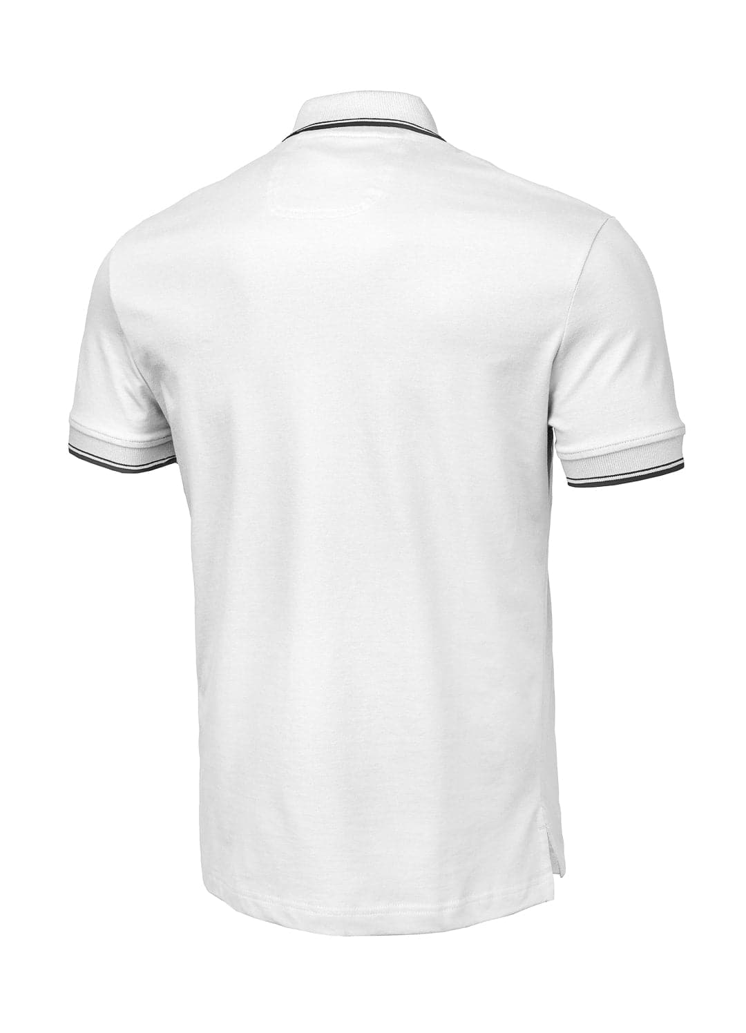 POLO REGULAR STRIPES Spandex White T-shirt.