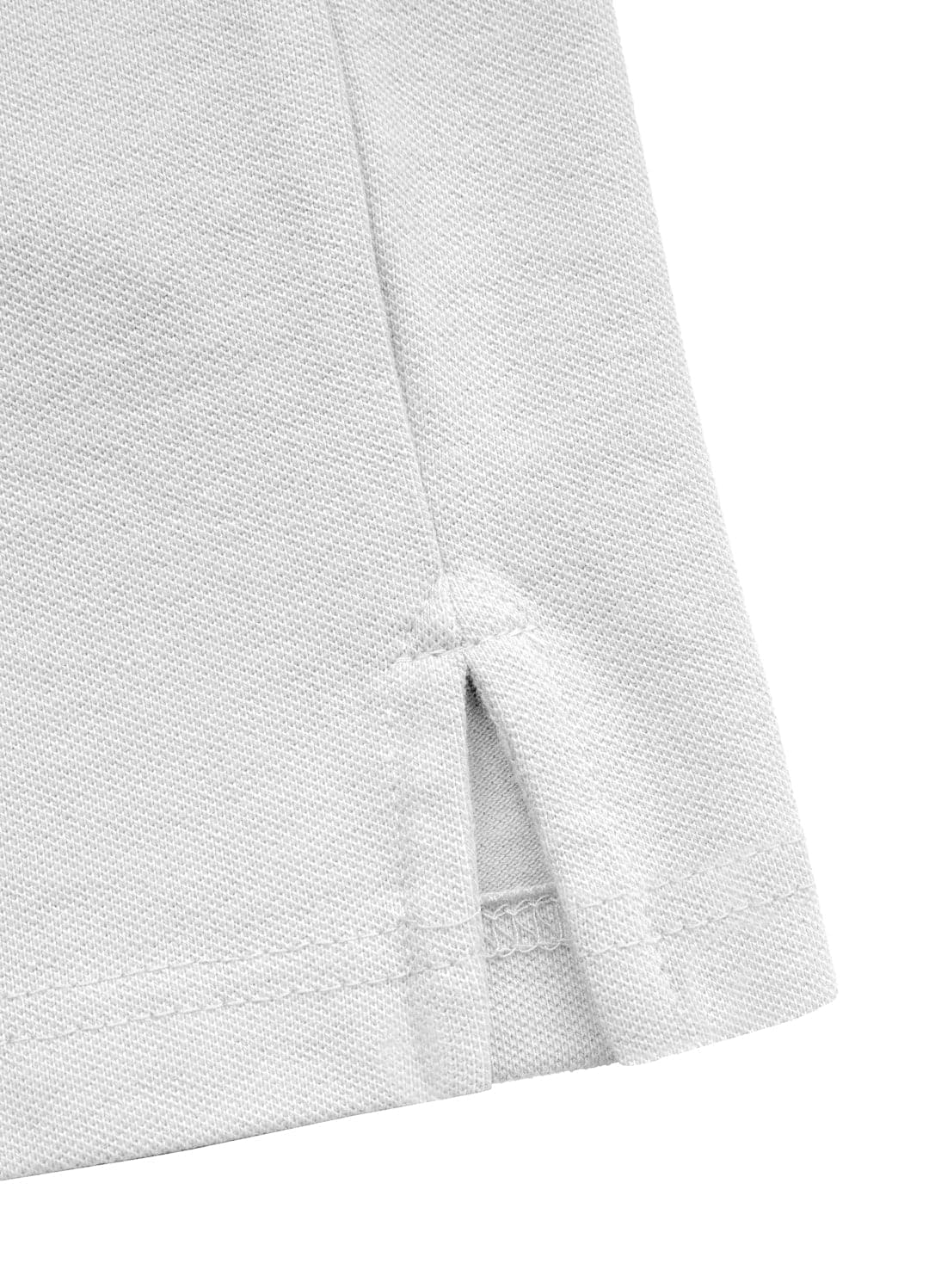 POLO REGULAR STRIPES Spandex White T-shirt.