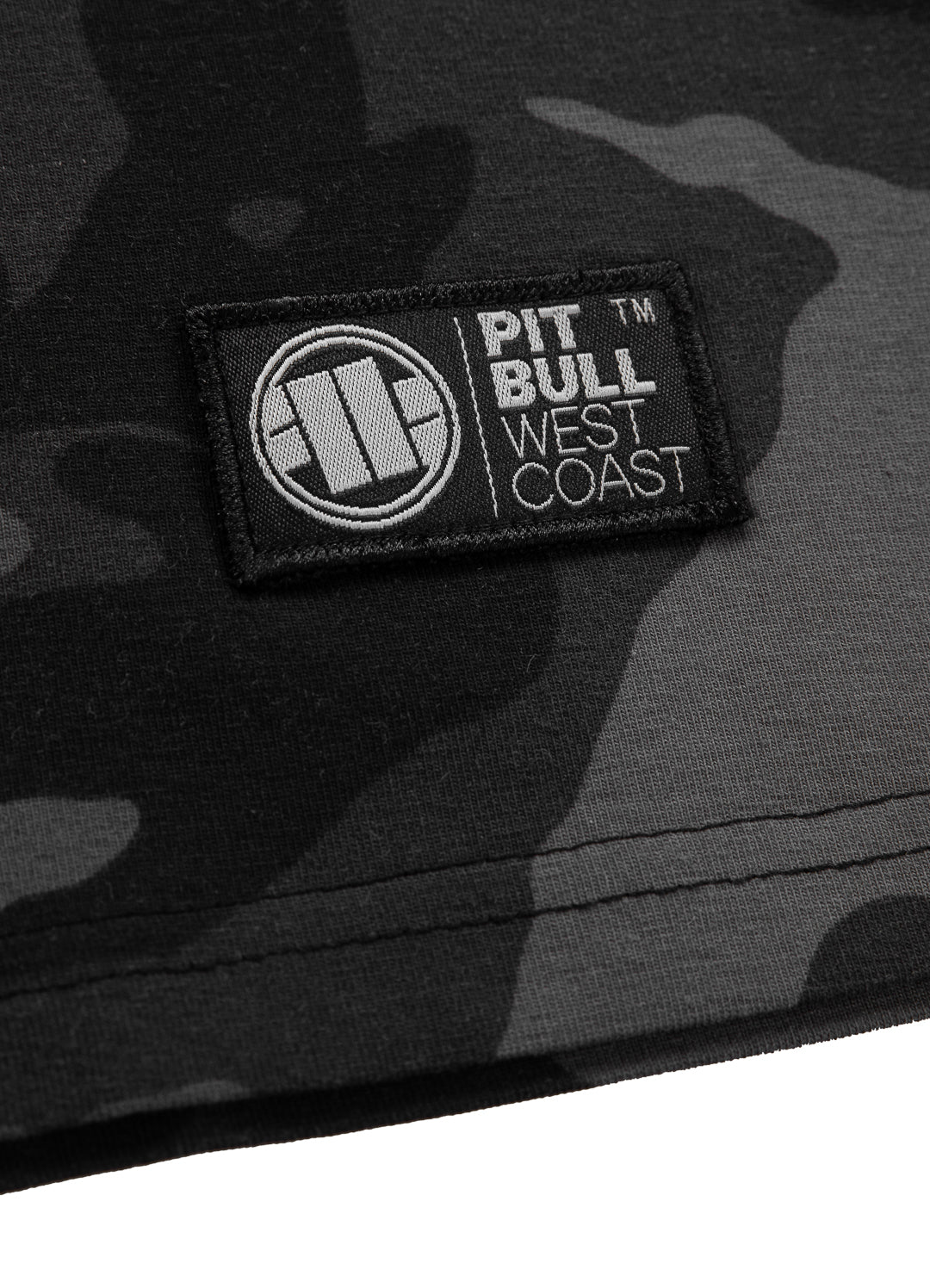 Small Logo Slim Fit All Black Camo Tank Top.