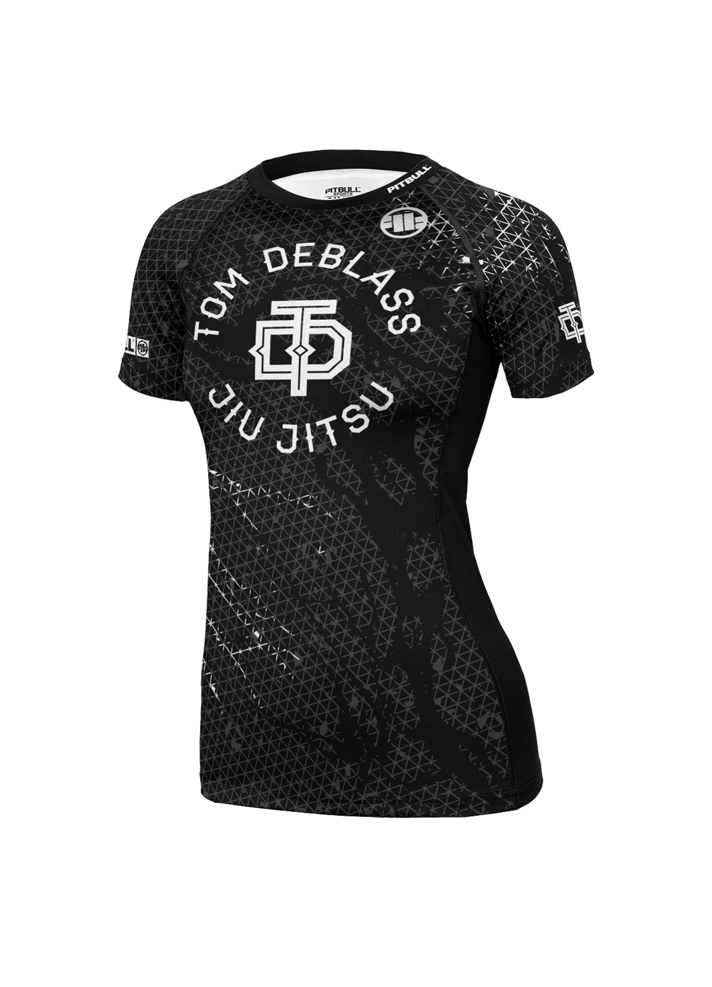 TOM DEBLASS TRIANGLE Black Rash Guard.