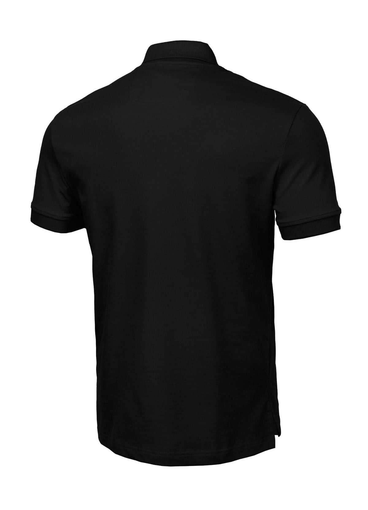 PIQUE REGULAR Black Polo T-shirt