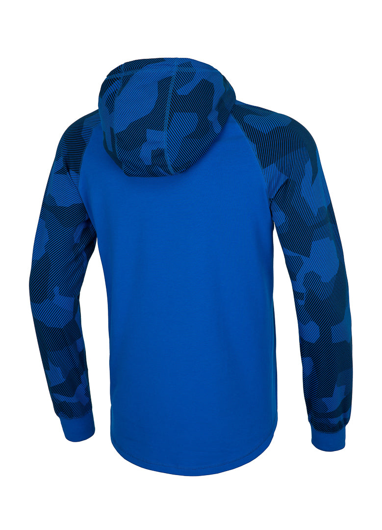 MERCADO Dillard Royal Blue Longsleeve Hooded Spandex.