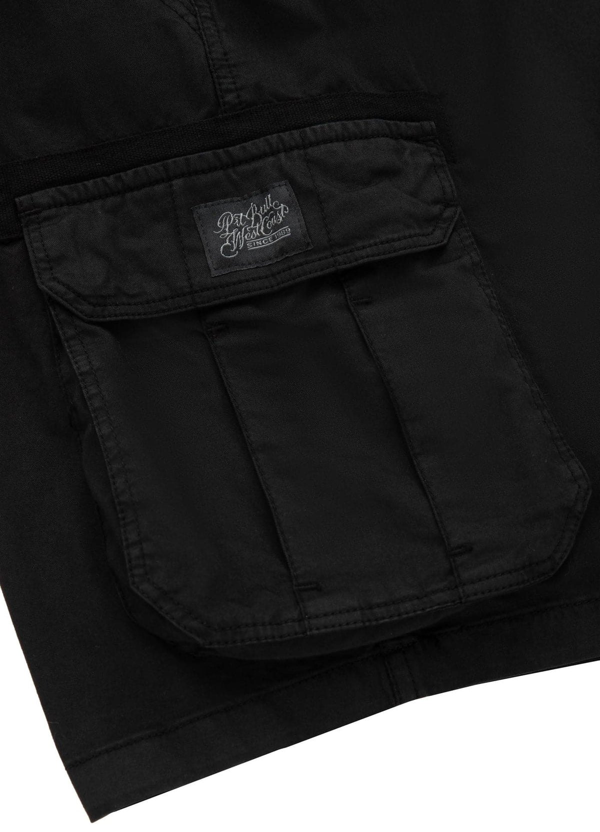 ARAGON Black Cargo Shorts