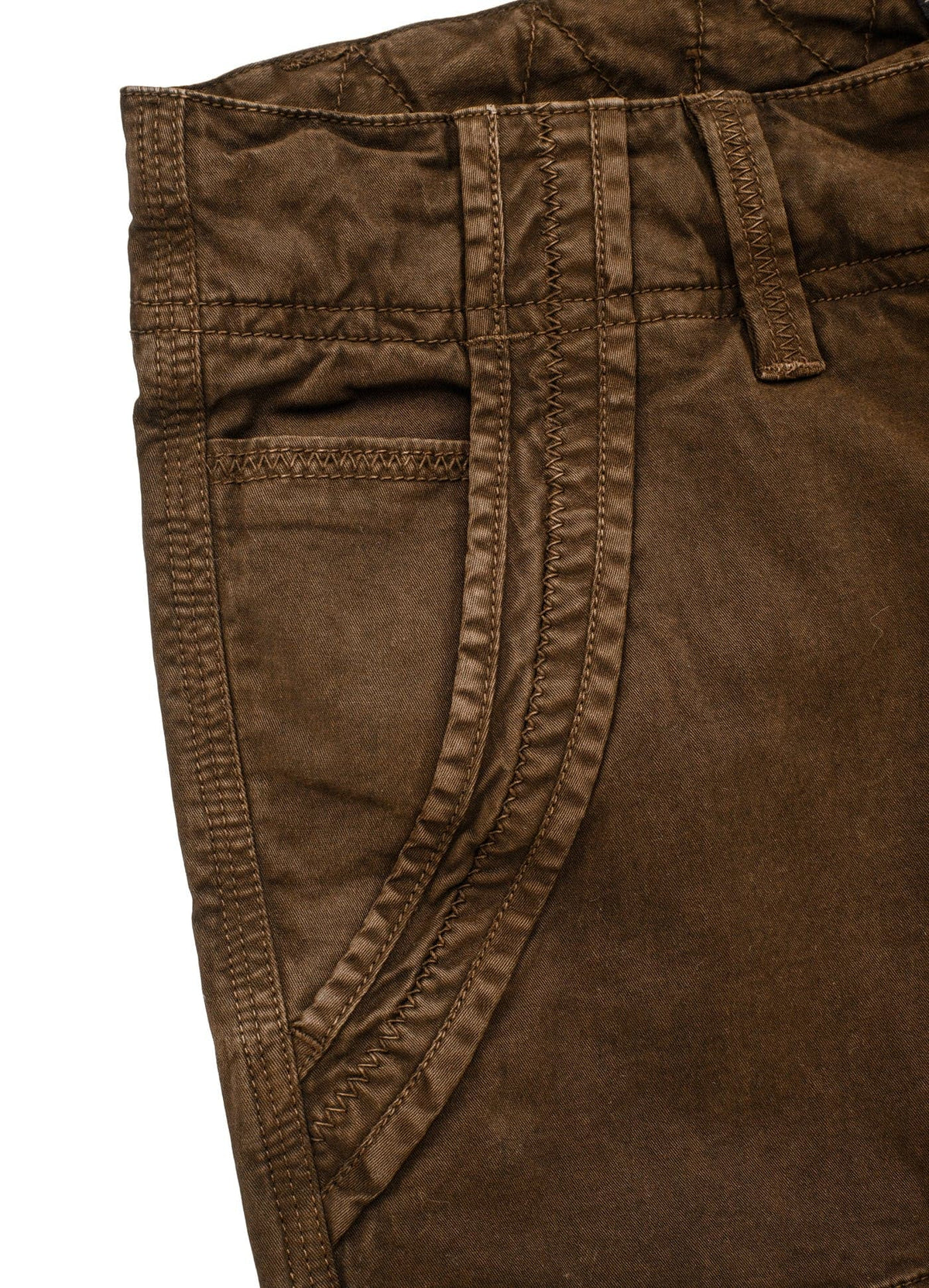 CARVER Brown Cargo shorts.