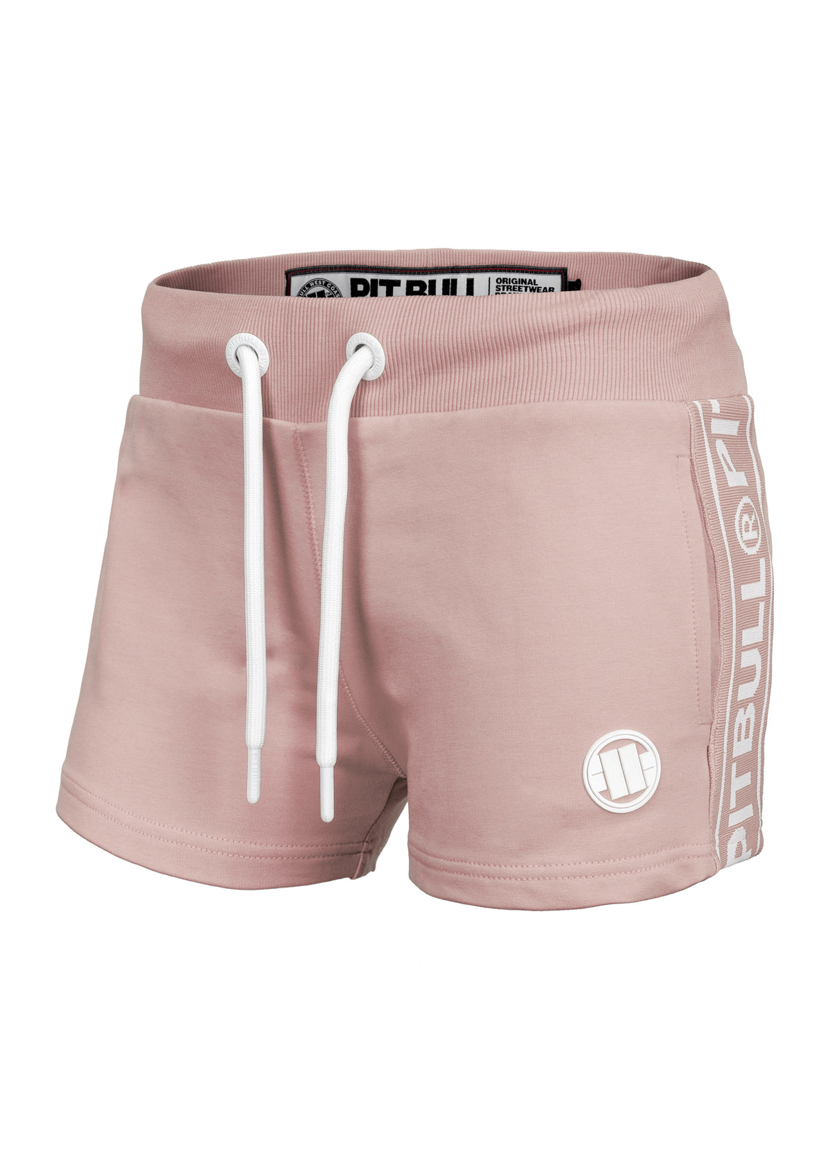 SMALL LOGO FRENCH TERRY 21 Pink shorts.