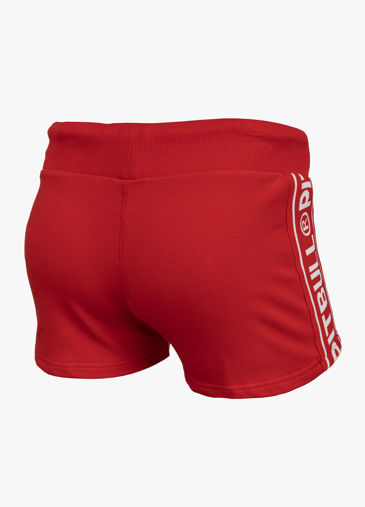 SMALL LOGO FRENCH TERRY 21 Red shorts.