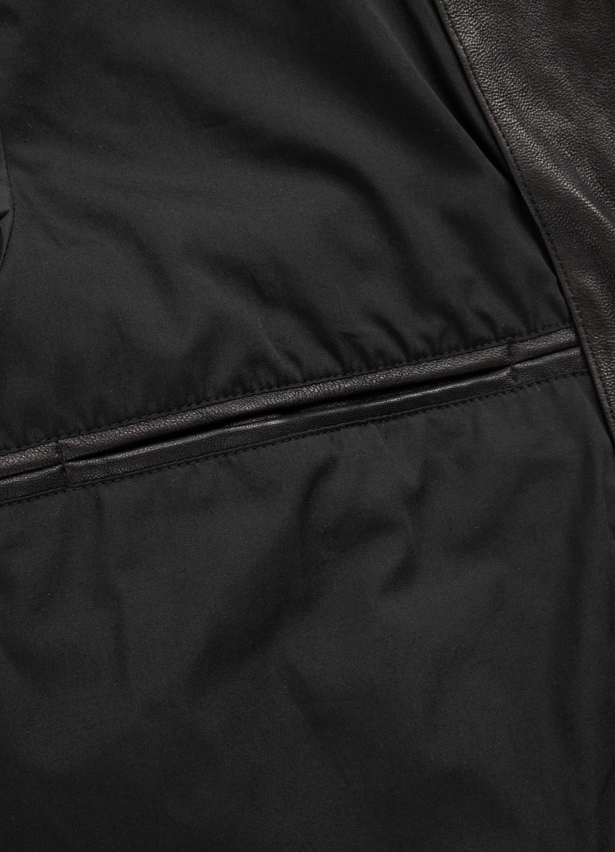 HOOPER Black Leather Jacket.