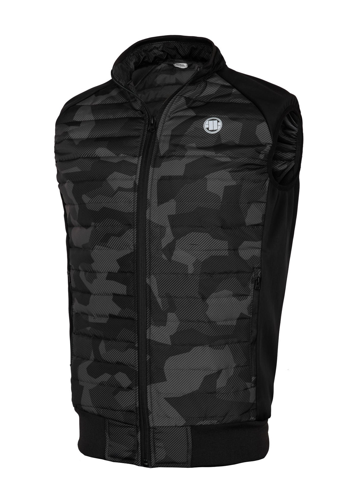 PACIFIC Black Camo Quilted Vest.