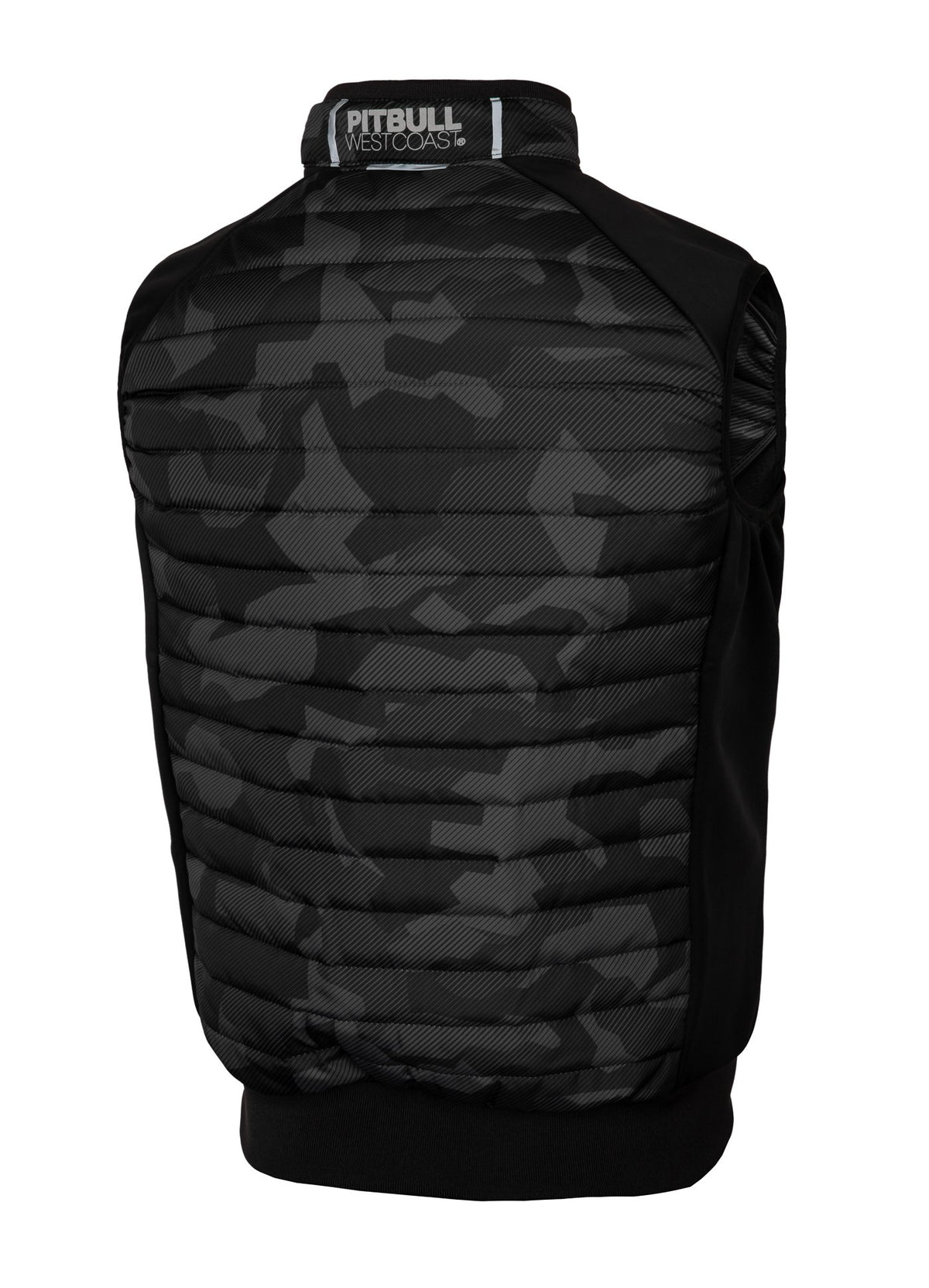 PACIFIC Black Camo Quilted Vest.