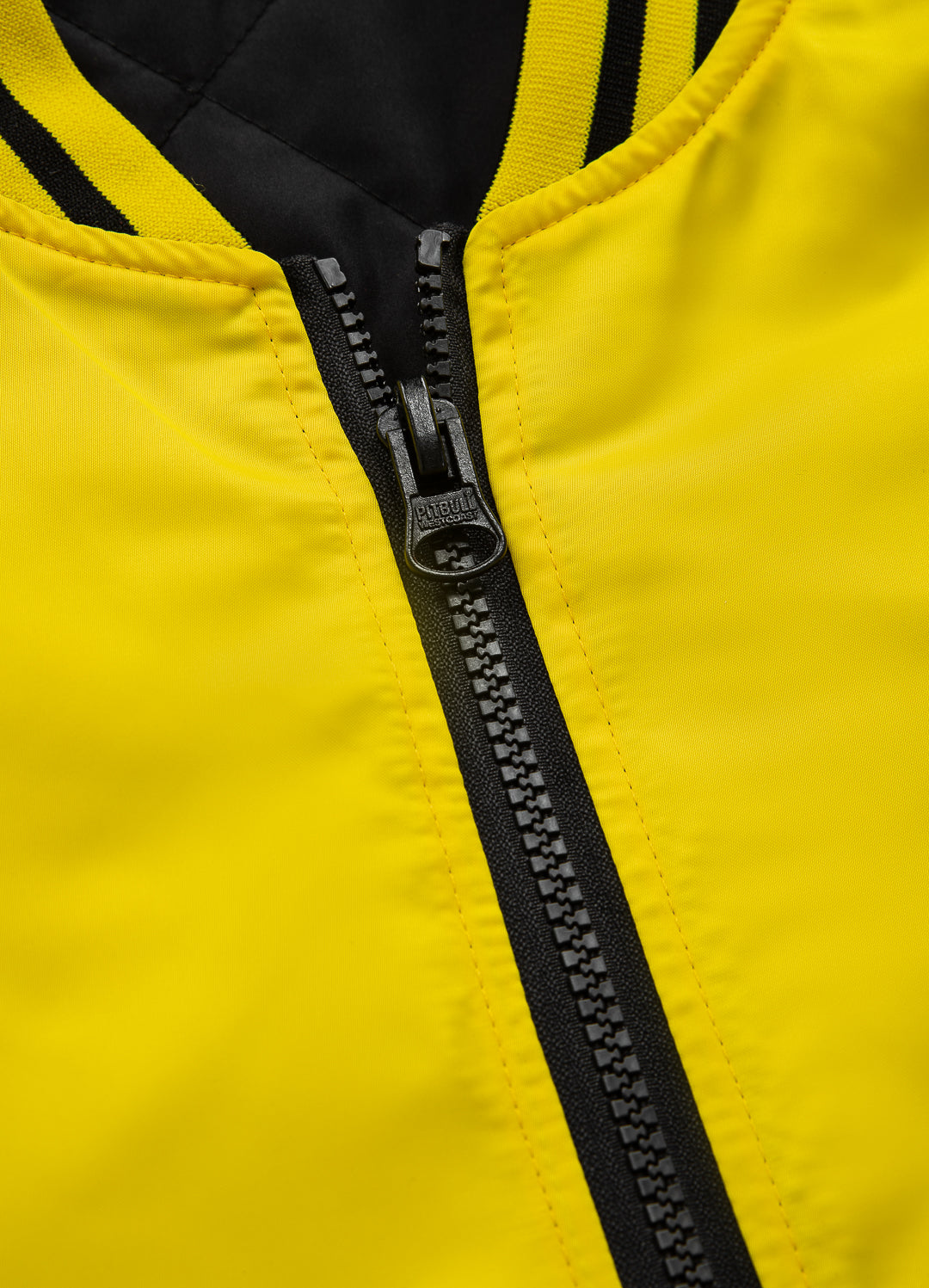 BROADWAY BIG LOGO Yellow Reversible Jacket.