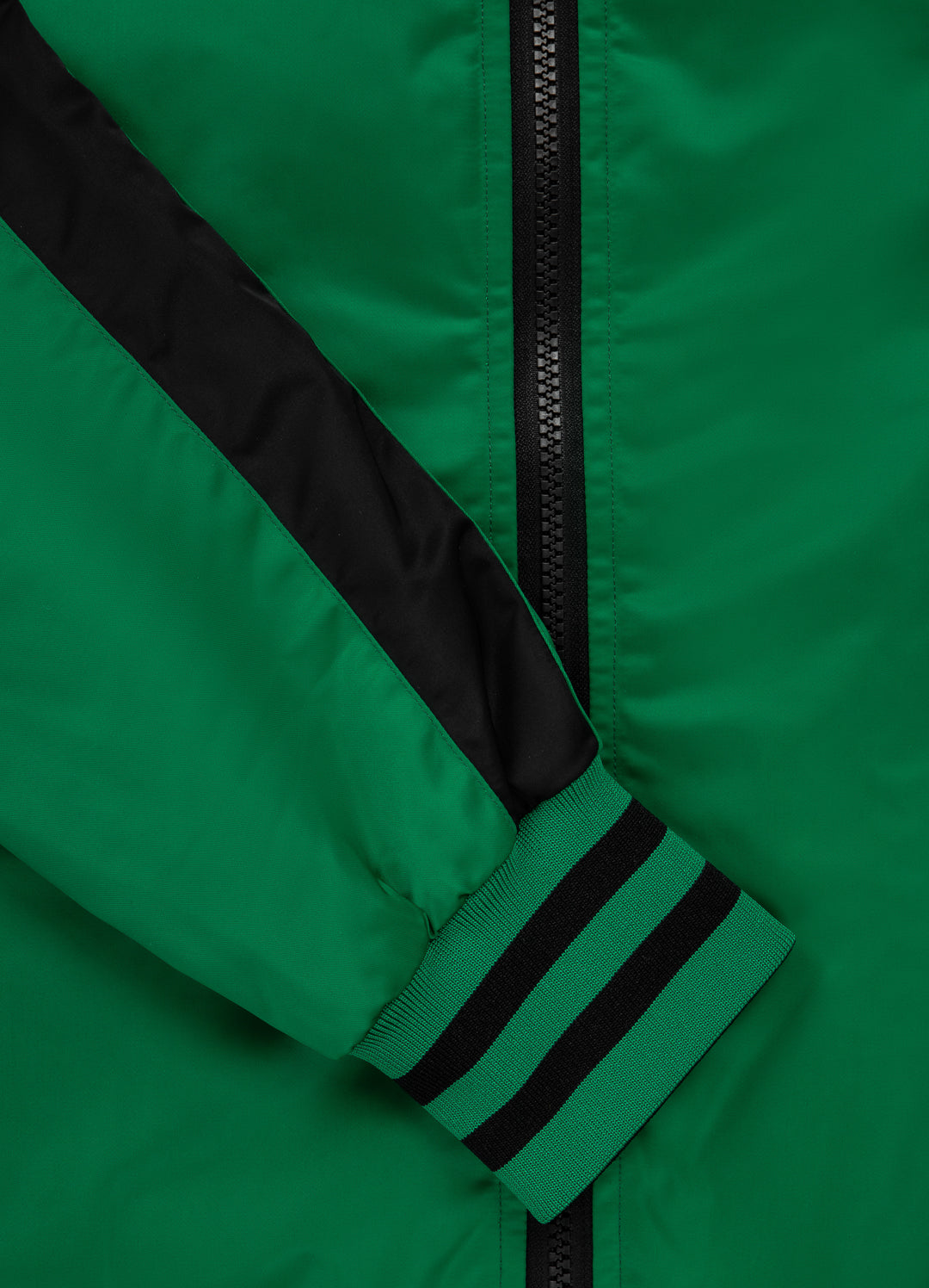 BROADWAY BIG LOGO Green Reversible Jacket.