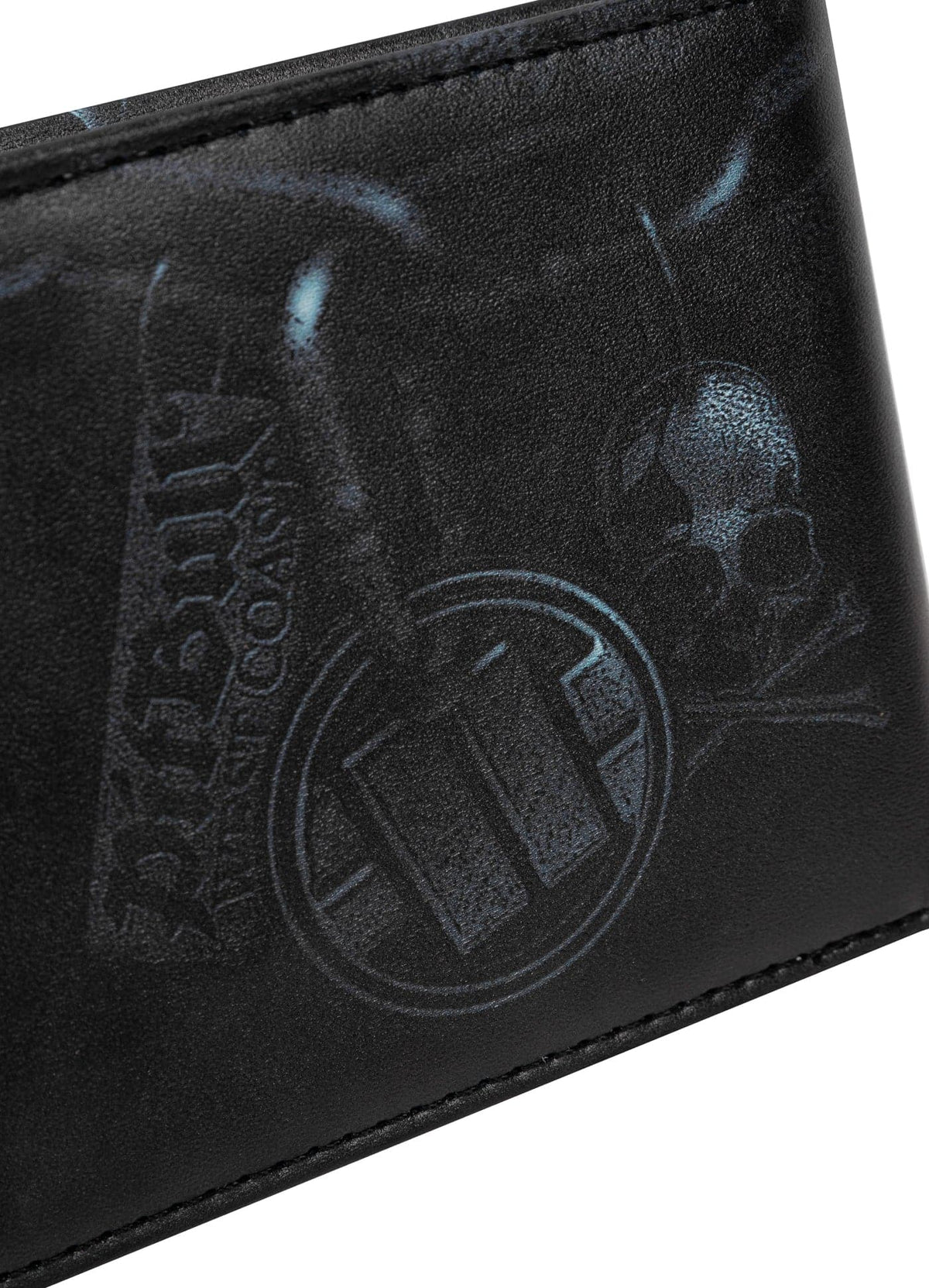 BORN IN 1989 Black Leather Wallet