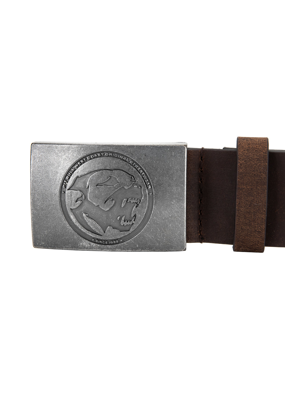 BONES Brown Leather Belt.