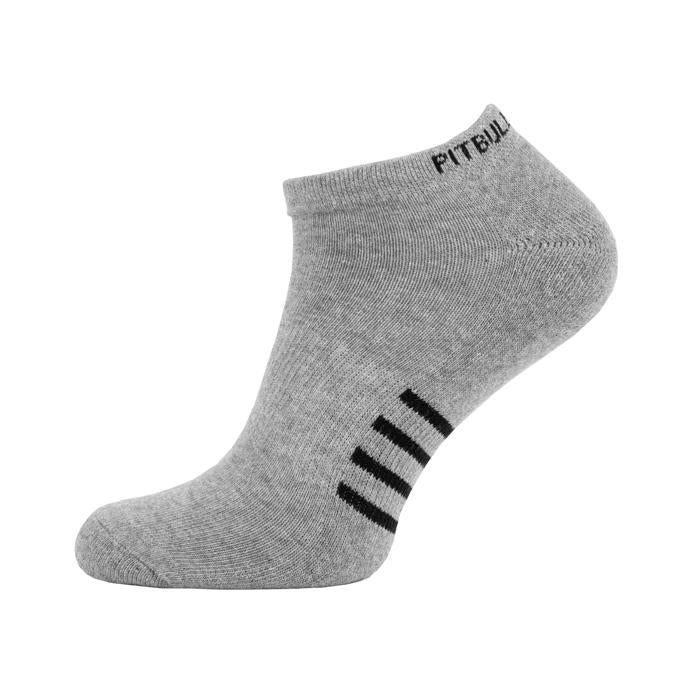 Thin Pad Socks 3pack Grey - Pitbull West Coast U.S.A. 