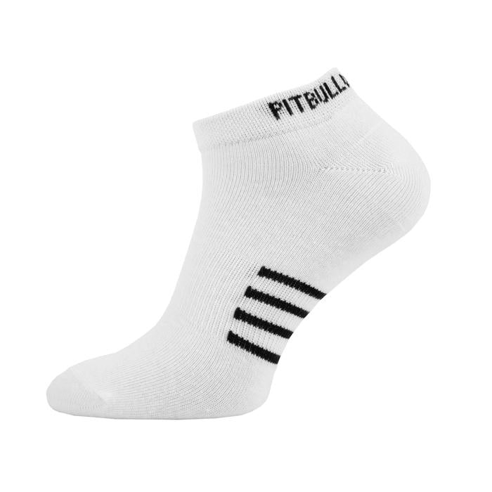 Thin Pad Socks 3pack White - Pitbull West Coast U.S.A. 