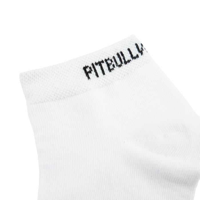 Low Ankle Socks 3pack White - Pitbull West Coast U.S.A. 