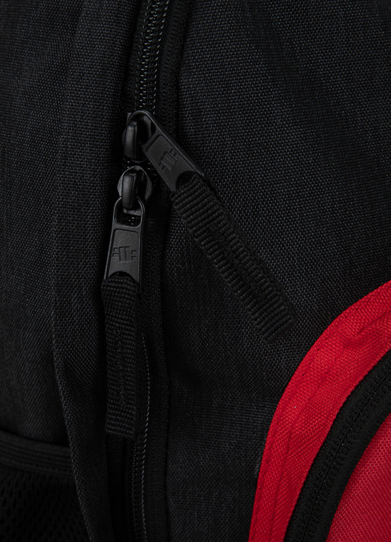 PITBULL IR Red/Black Backpack.