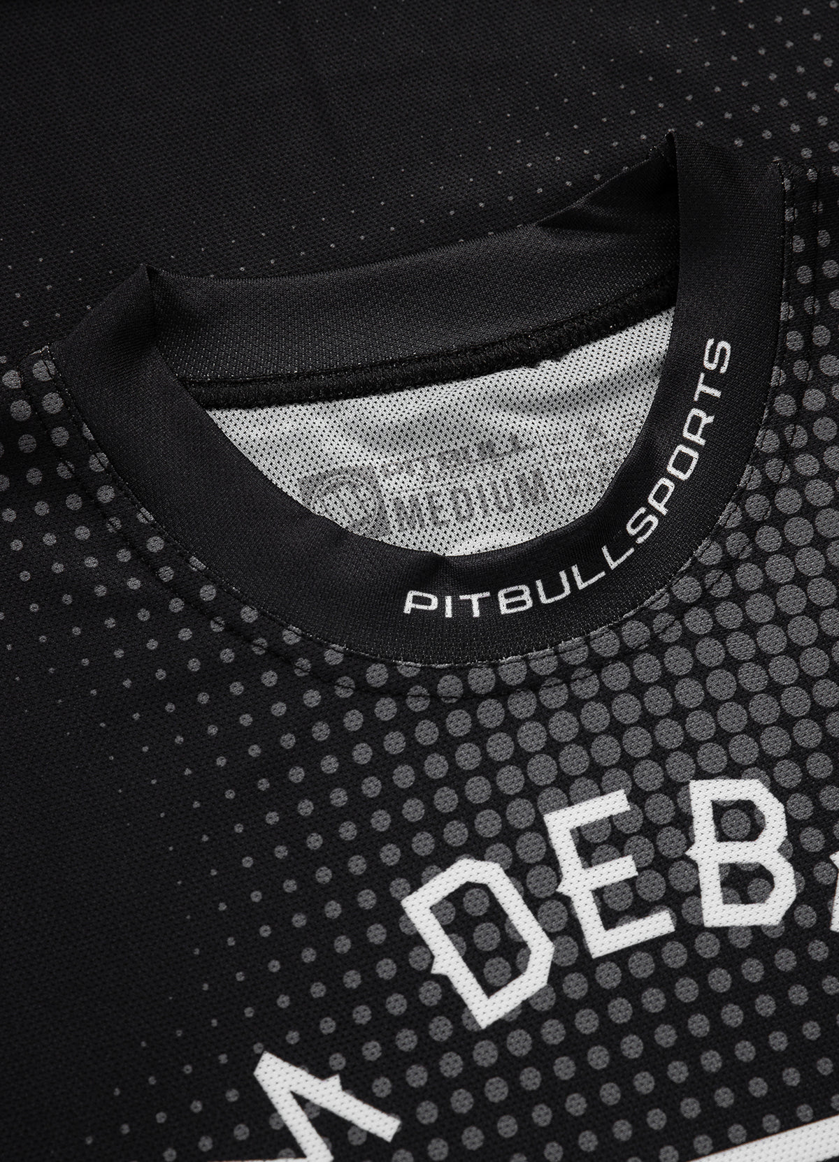 TOM DEBLASS DOT Black Technical Shirt.