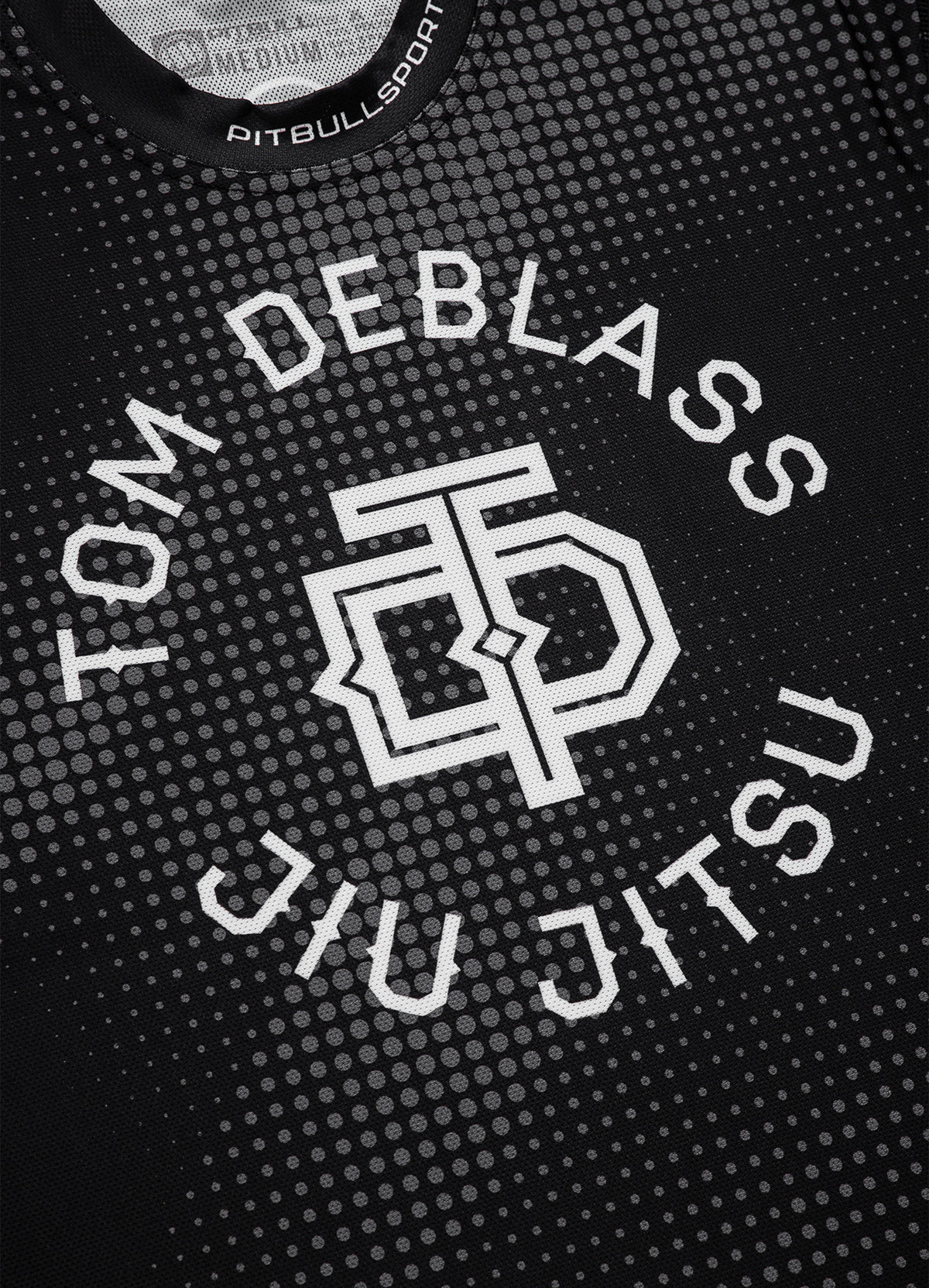 TOM DEBLASS DOT Black Long Sleeve Technical Shirt.