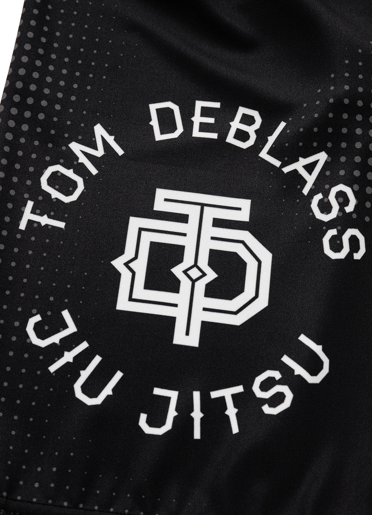 TOM DEBLASS DOT Black Compression Shorts.