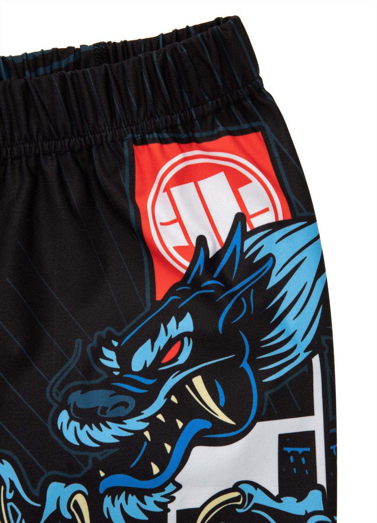 Kids Compression Pants BLUE DRAGON Black - Pitbull West Coast U.S.A. 