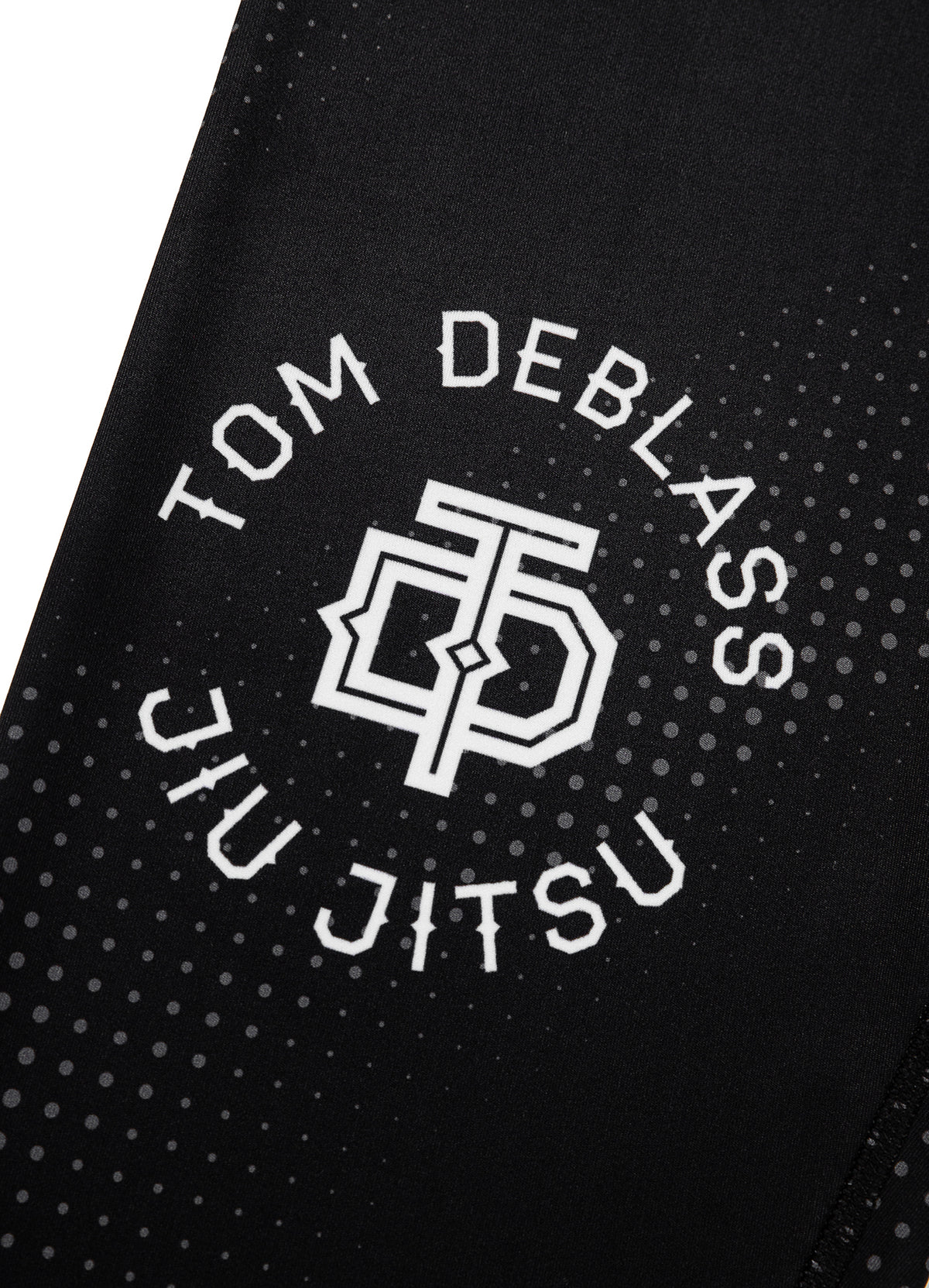 TOM DEBLASS DOT Black Compression Pants.