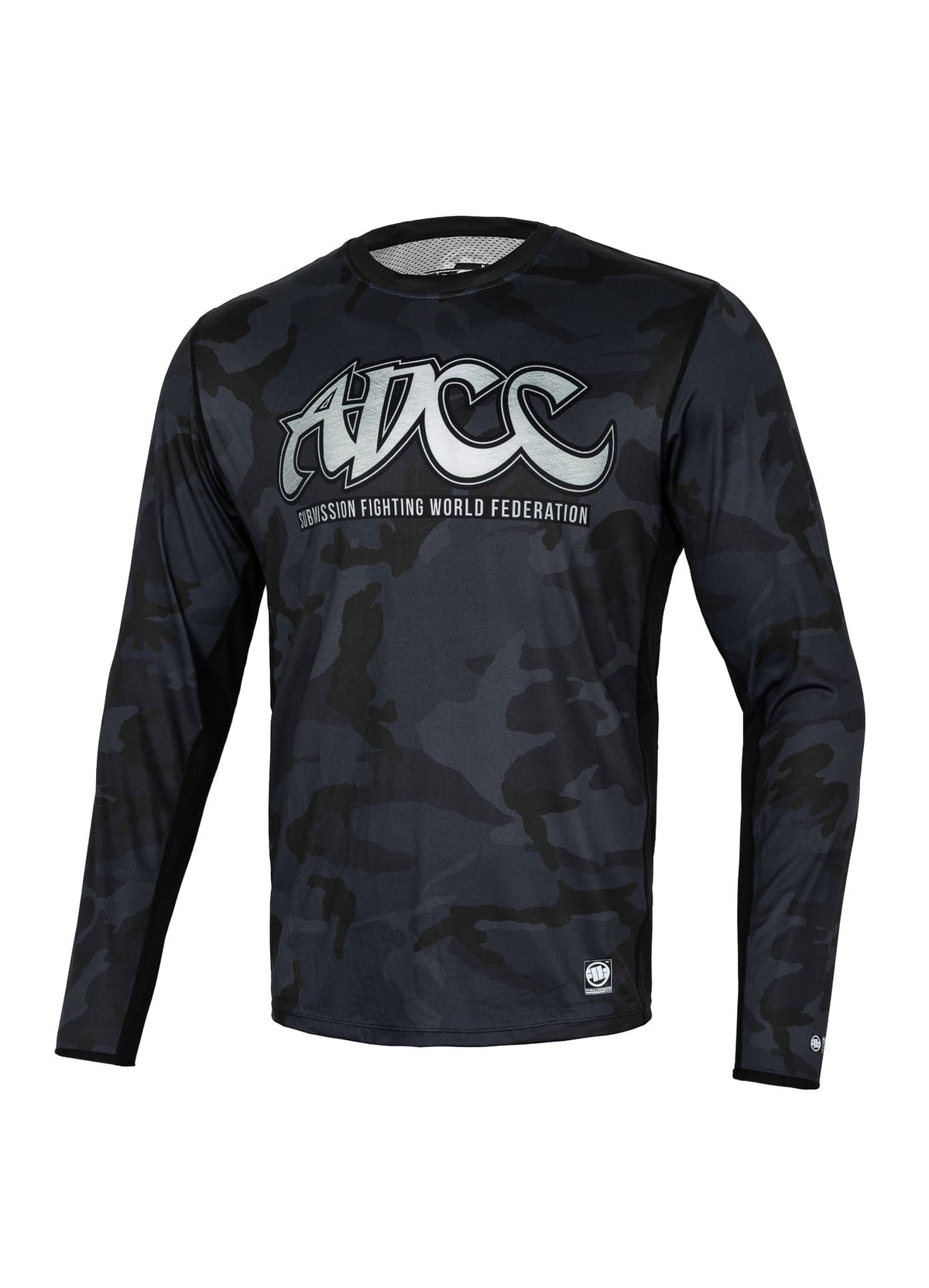 ADCC 2 All Black Camo Mesh Longsleeve T-shirt.