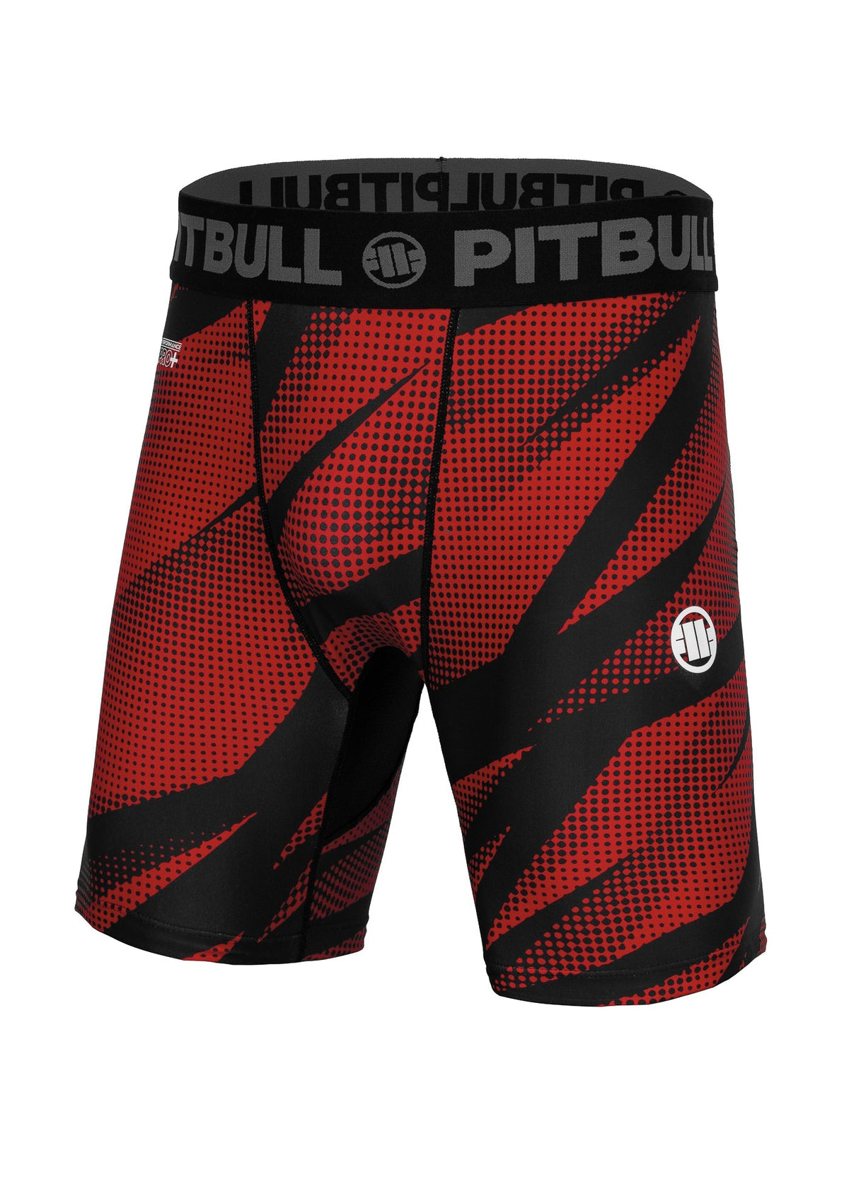 DOT CAMO 2 Red Compression Shorts.