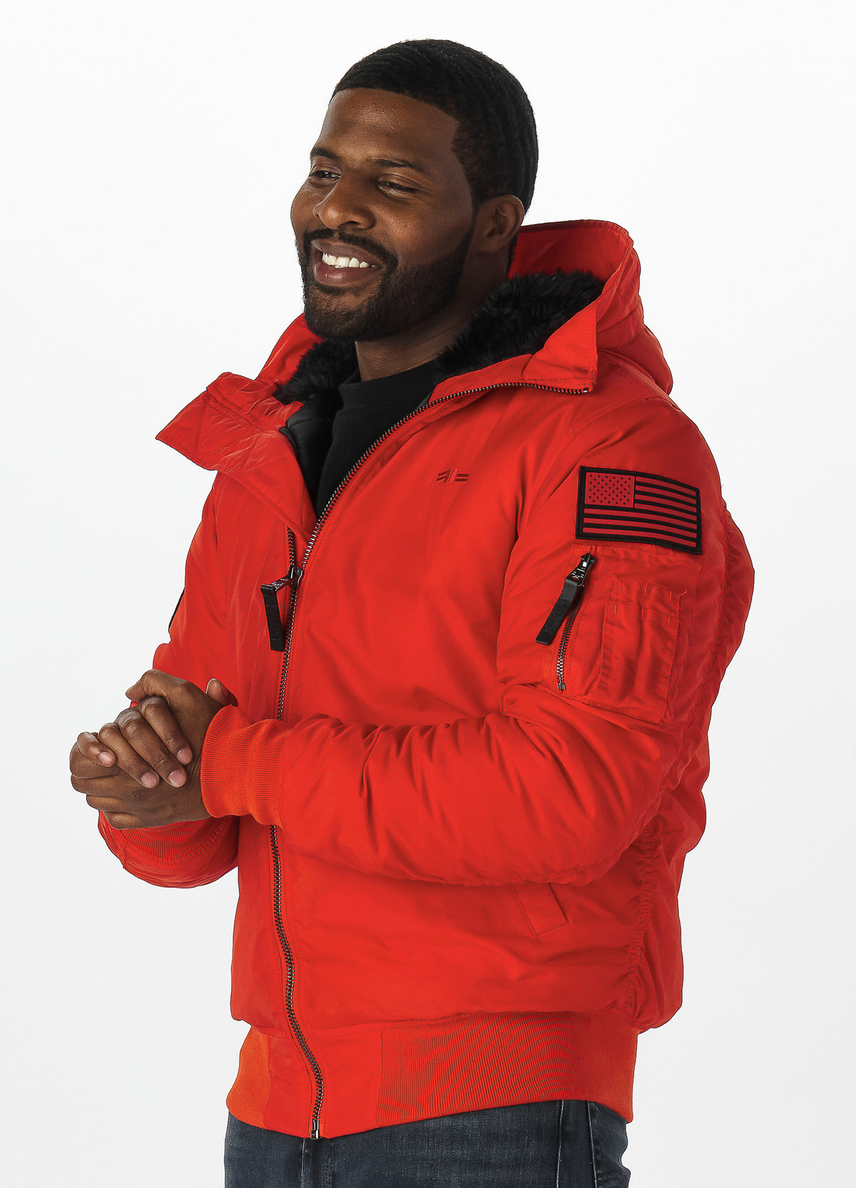 BEEJAY Flame Red Jacket.
