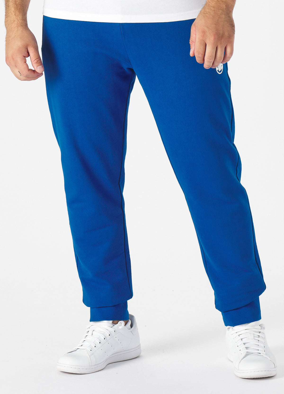 TERRY NEW LOGO Blue Track Pants.