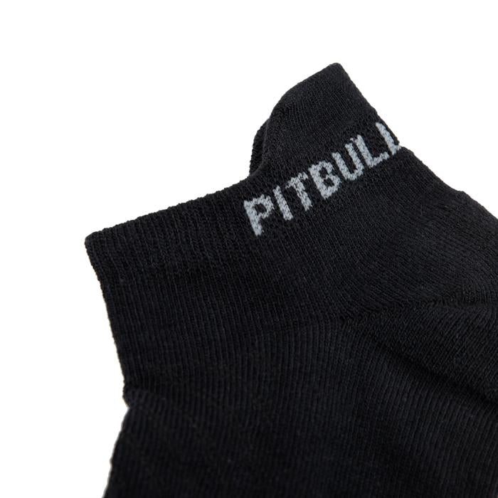 Socks Lowcut PitbullSports 2 Pairs Black - Pitbull West Coast U.S.A. 