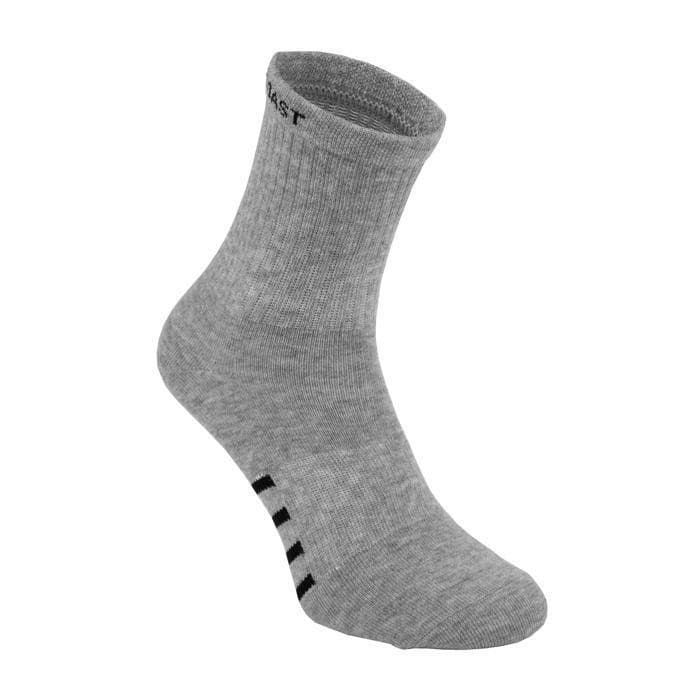 High Ankle Thin Socks 3pack Grey - Pitbull West Coast U.S.A. 