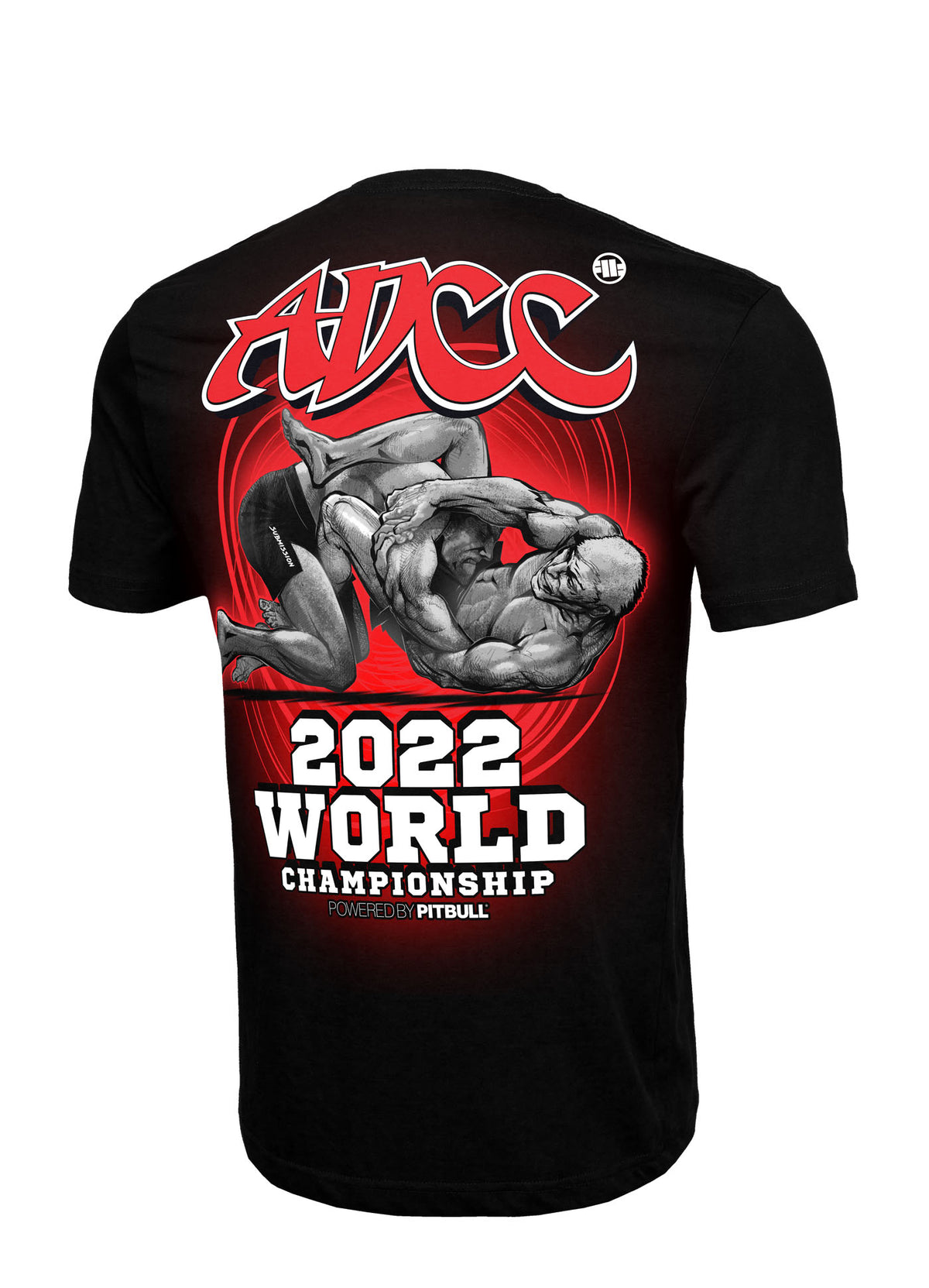 ADCC CHAMPIONSHIP 2022 GRAPPLING Black T-shirt.
